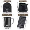 Premium Espresso Accessories, 4 in 1 Bundle, Knock box, Digital Weighing scale, Tamper Mat, Milk Pitcher