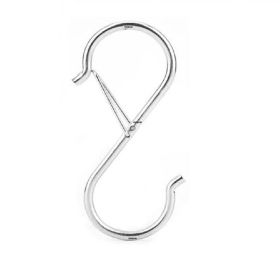 10 /100pcs Metal Hanging Hooks S Shaped Hanger Hook Hanging Heavy Duty Hooks Clasp For Kitchen Pot Shelf Home Bathroom Storage (size: 20pcs)