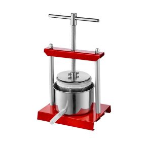 Commercial and Household Kitchen Manual Juice Maker (Color: Red & Silver)